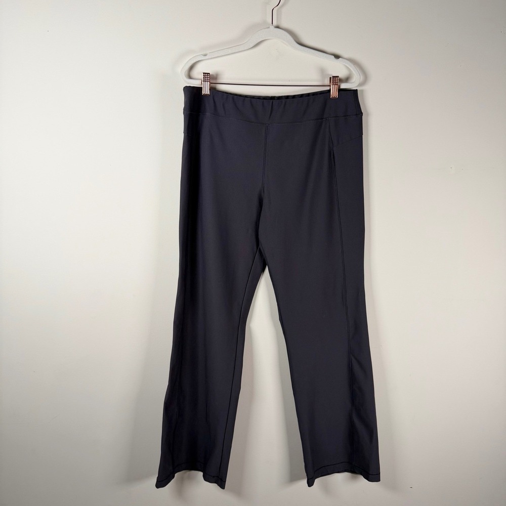 LL Bean Women Large Navy Performance Pants Large Regular 30" Inseam Activewear
